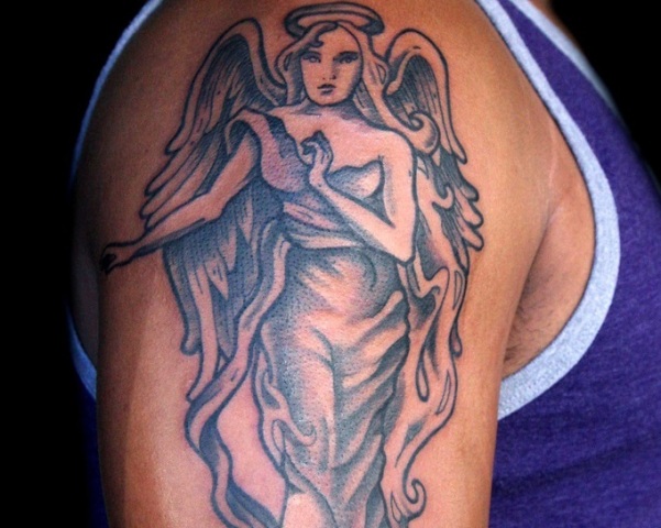 59 Spiritual Angel Tattoo Ideas Photos For Men  Women  Picsmine